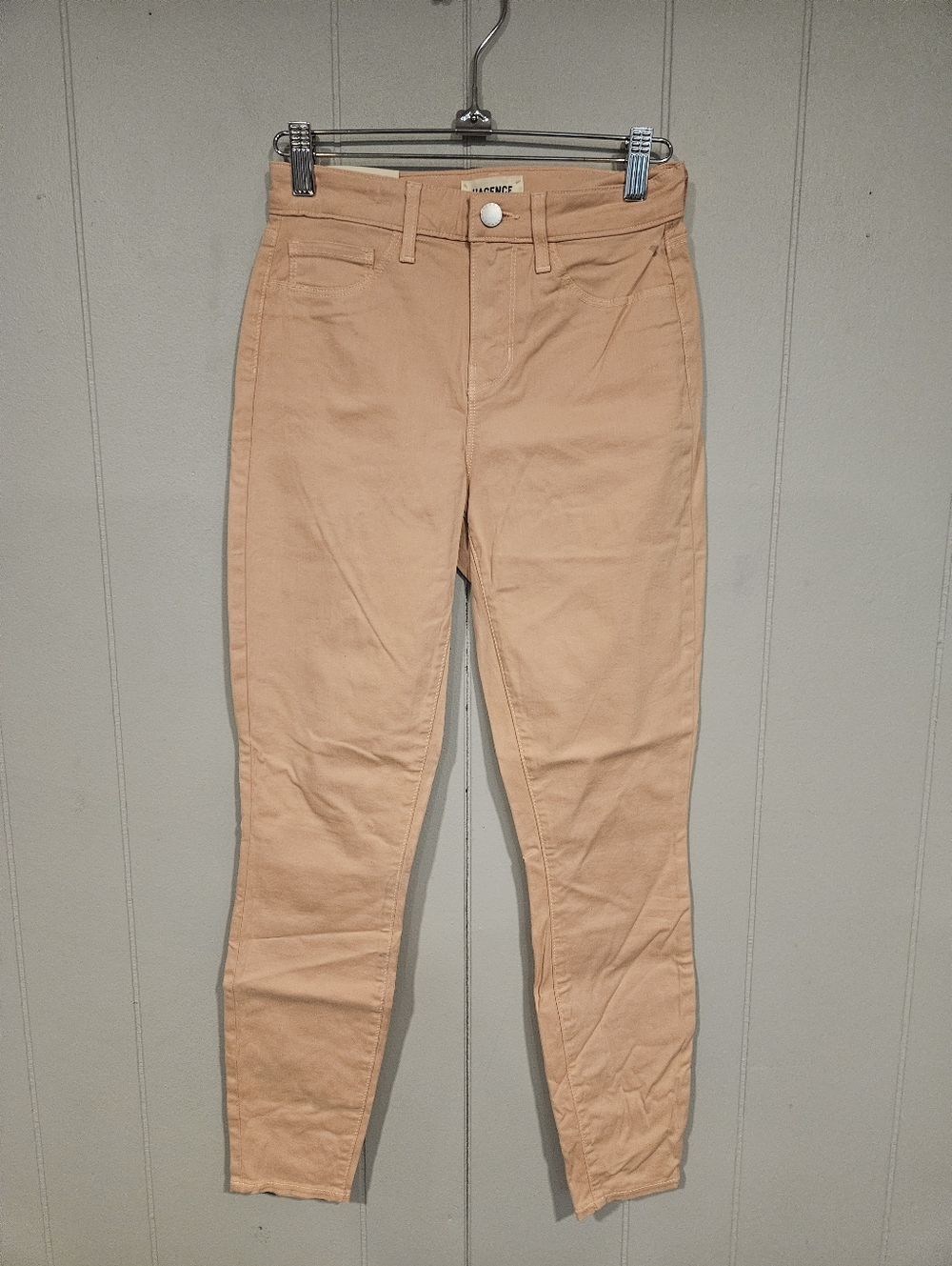 L’AGENCE Margot High Rise Skinny Petal Jeans 24x27 Sz 23 Ankle Crop Stretch NWT